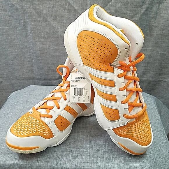 Adidas Adipure LIMITED Men\'s  Basketball Sneakers - Orange / white GS, SZ 14 main image 5